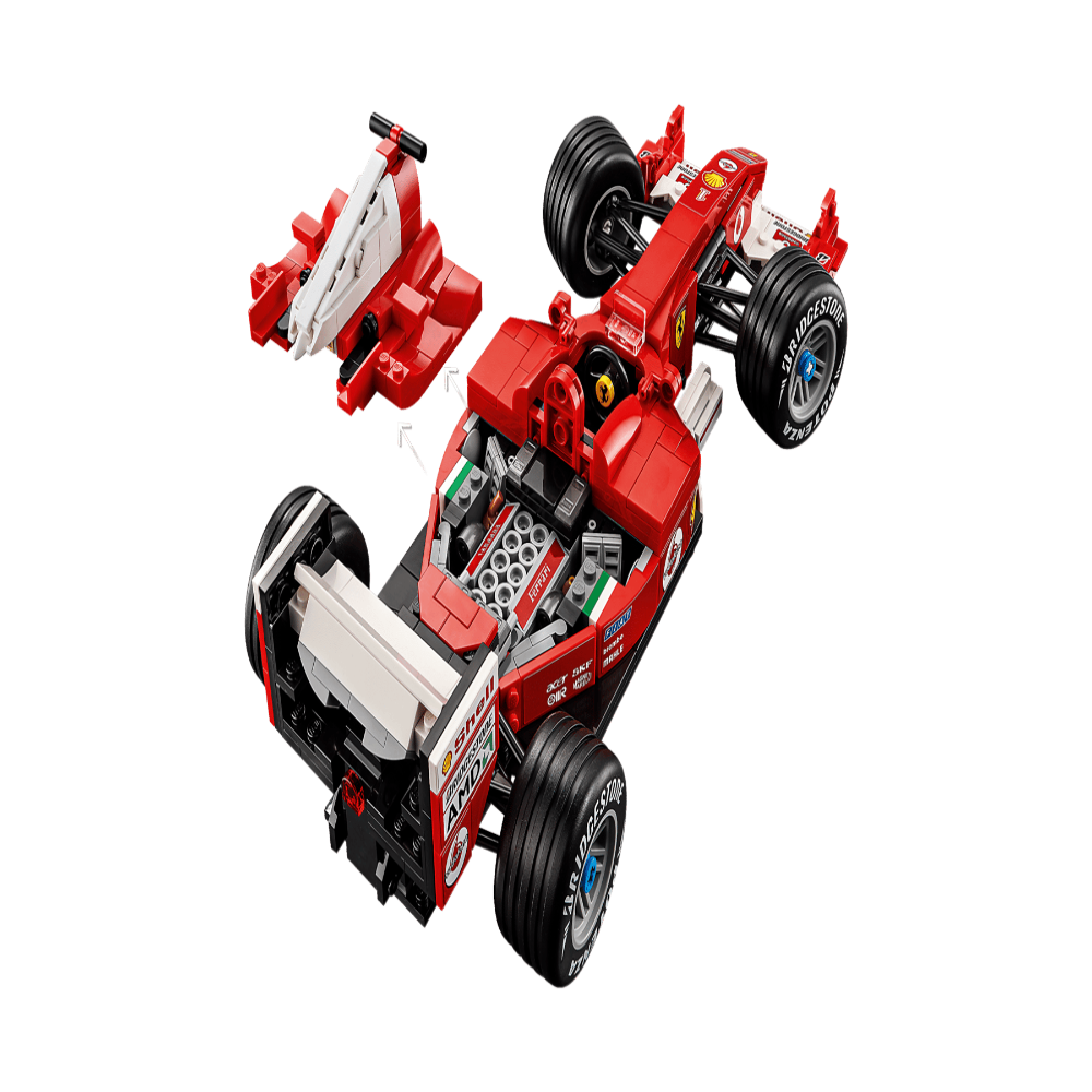 LEGO 11375 Icons Ferrari F2004 & Michael Schumacher Building Set – Formula 1 Collector Model, 735 Pieces