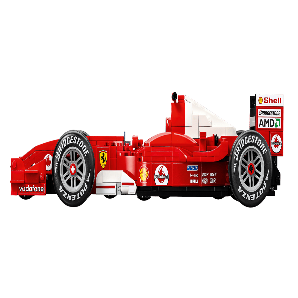 LEGO 11375 Icons Ferrari F2004 & Michael Schumacher Building Set – Formula 1 Collector Model, 735 Pieces