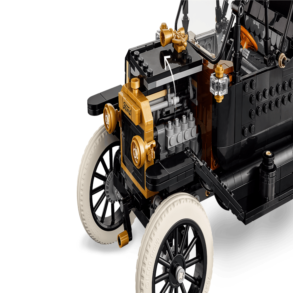 LEGO 11376 Icons Ford Model T Building Set – Vintage Classic Car Collector Model, 1060 Pieces