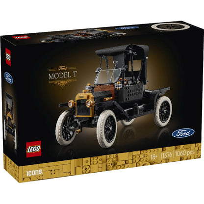 LEGO 11376 Icons Ford Model T Building Set – Vintage Classic Car Collector Model, 1060 Pieces