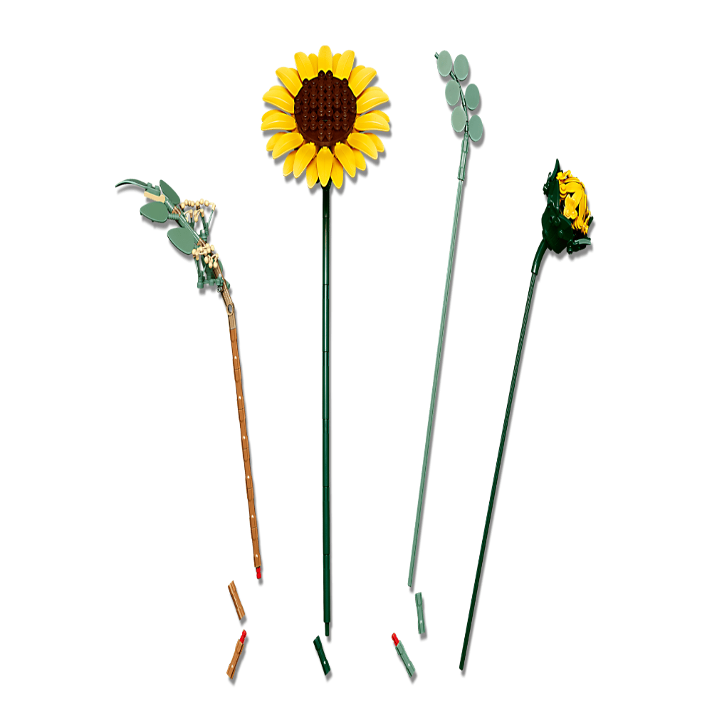 LEGO 11502 Botanicals Sunflower Bouquet Building Set – Decorative Flower Display, 686 Pieces