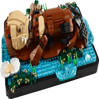 LEGO 21366 Ideas Floating Sea Otters Building Set – Wildlife Display Model, 1234 Pieces