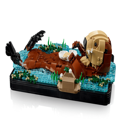 LEGO 21366 Ideas Floating Sea Otters Building Set – Wildlife Display Model, 1234 Pieces