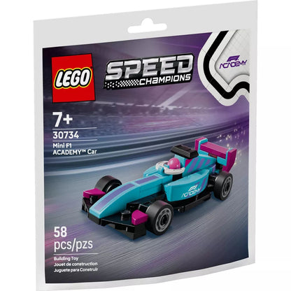 LEGO 30734 Speed Champions Mini F1 Academy Car Polybag – Formula Racing Toy, 58 Pieces