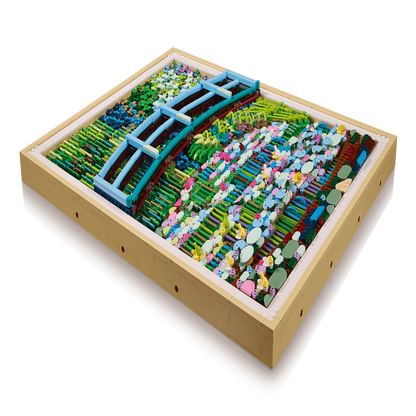 LEGO 31220 Art Claude Monet Bridge Over a Pond of Water Lilies – Wall Display Set, 3179 Pieces