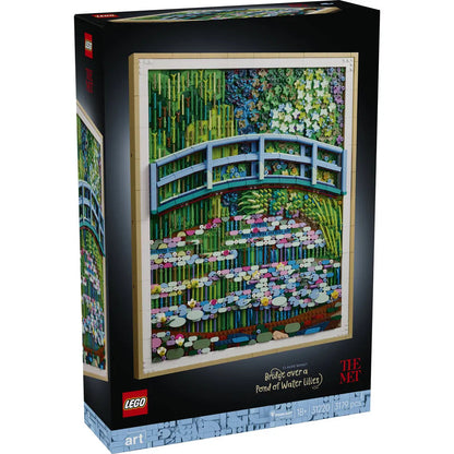 LEGO 31220 Art Claude Monet Bridge Over a Pond of Water Lilies – Wall Display Set, 3179 Pieces