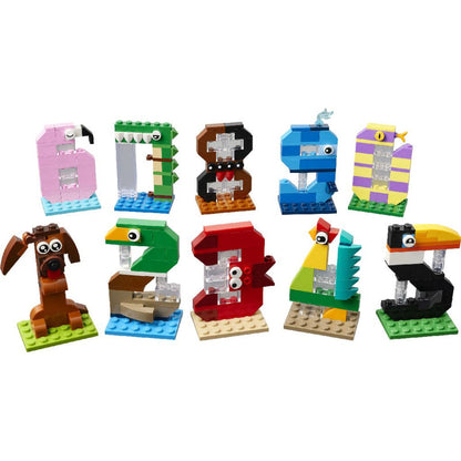 LEGO 40807 Birthday Numbers Building Set (281 Pieces) | Creative Animal Number Decorations for Kids Ages 6+