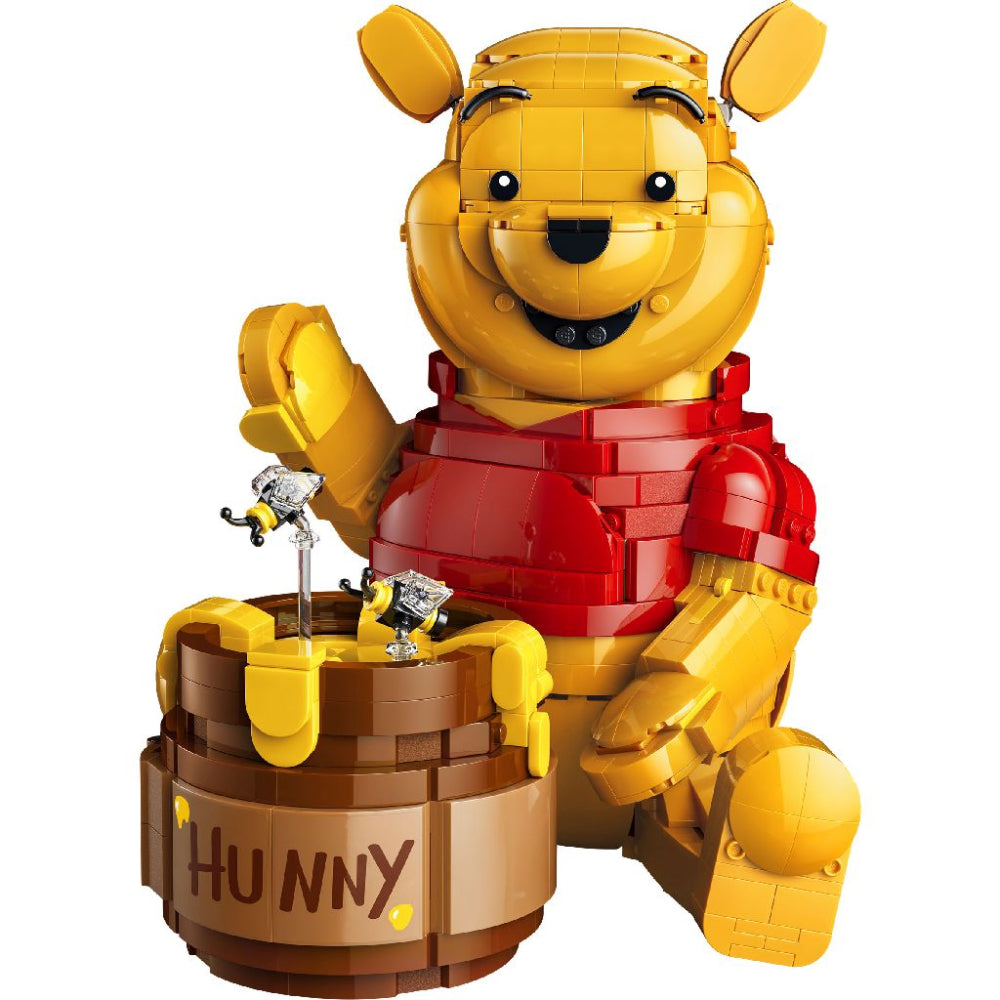 LEGO 43300 Disney Winnie the Pooh Building Set – Collectible Display Figure with Honey Pot, 1399 Pieces