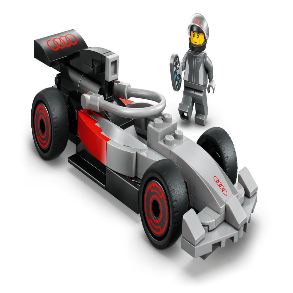 LEGO 60493 City F1 Display Truck with Audi F1 Race Car – 508 Pieces Formula 1 Transport Set