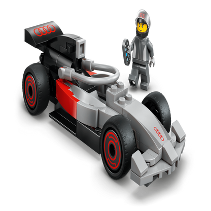 LEGO 60493 City F1 Display Truck with Audi F1 Race Car – 508 Pieces Formula 1 Transport Set