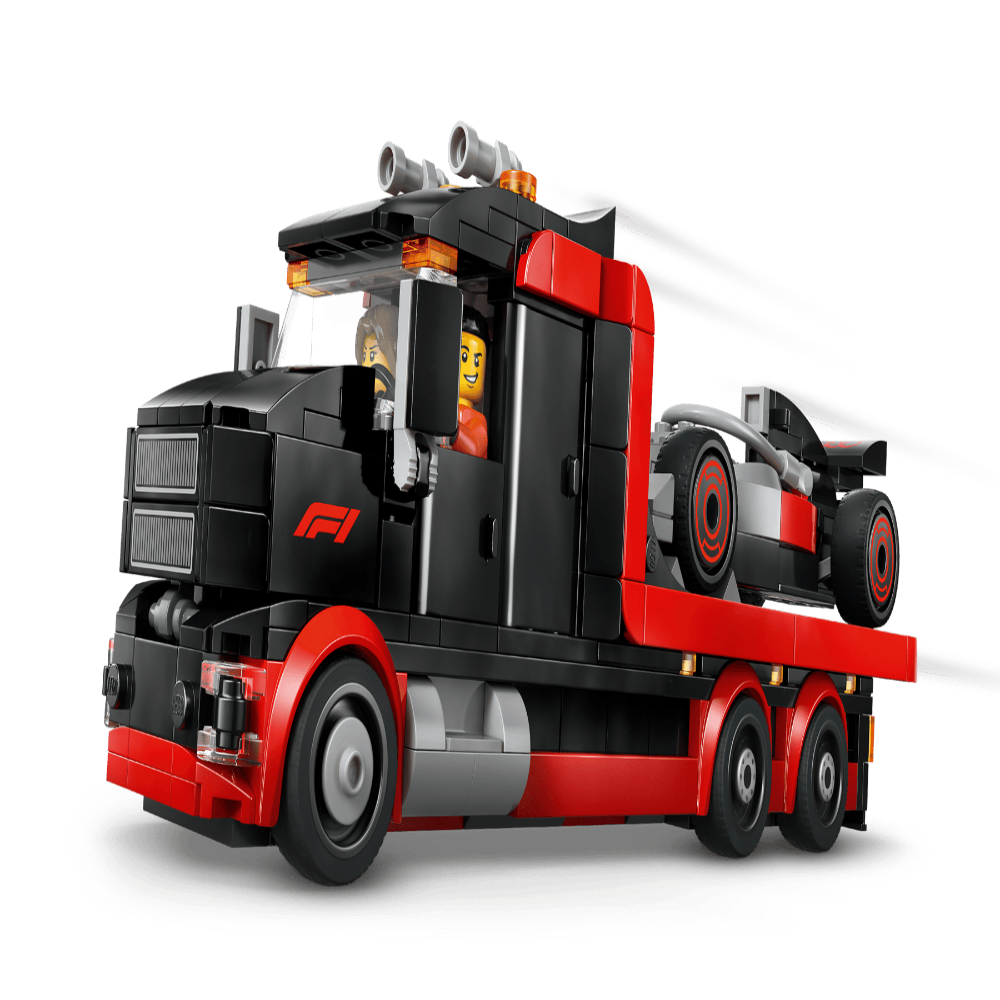LEGO 60493 City F1 Display Truck with Audi F1 Race Car – 508 Pieces Formula 1 Transport Set