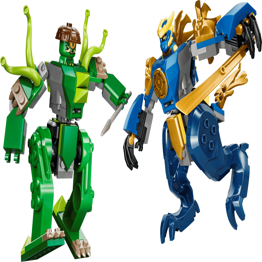 LEGO 71853 Ninjago Jay’s Dragon Mech Fight Building Set – 107 Pieces Dragons Rising Toy