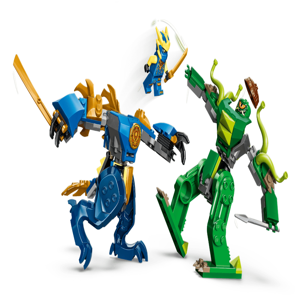 LEGO 71853 Ninjago Jay’s Dragon Mech Fight Building Set – 107 Pieces Dragons Rising Toy