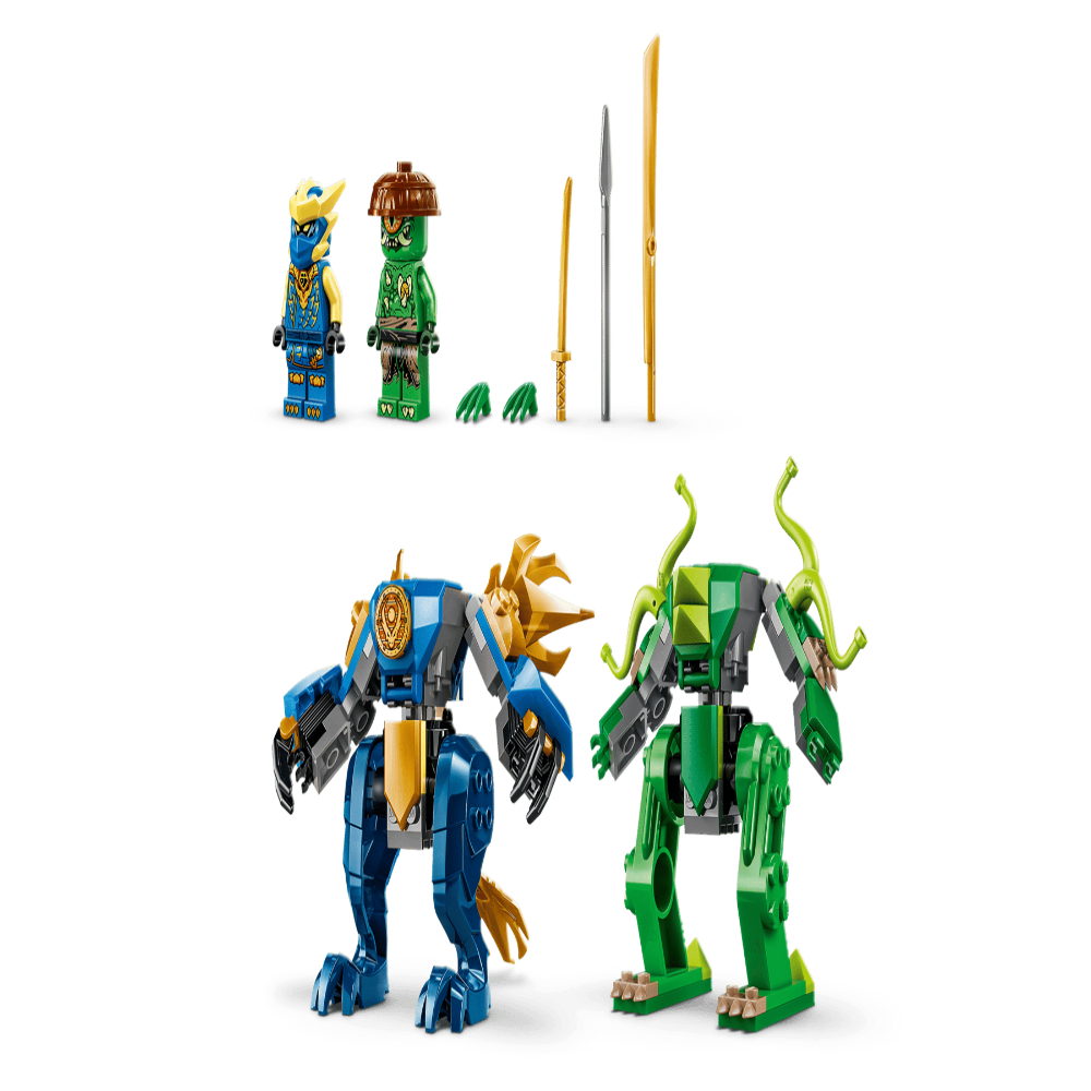 LEGO 71853 Ninjago Jay’s Dragon Mech Fight Building Set – 107 Pieces Dragons Rising Toy