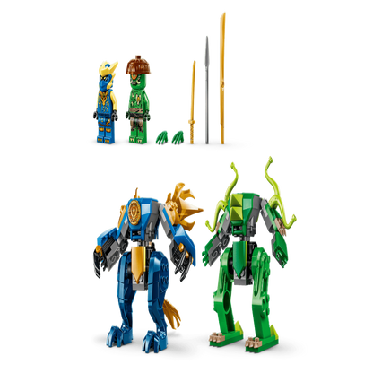 LEGO 71853 Ninjago Jay’s Dragon Mech Fight Building Set – 107 Pieces Dragons Rising Toy