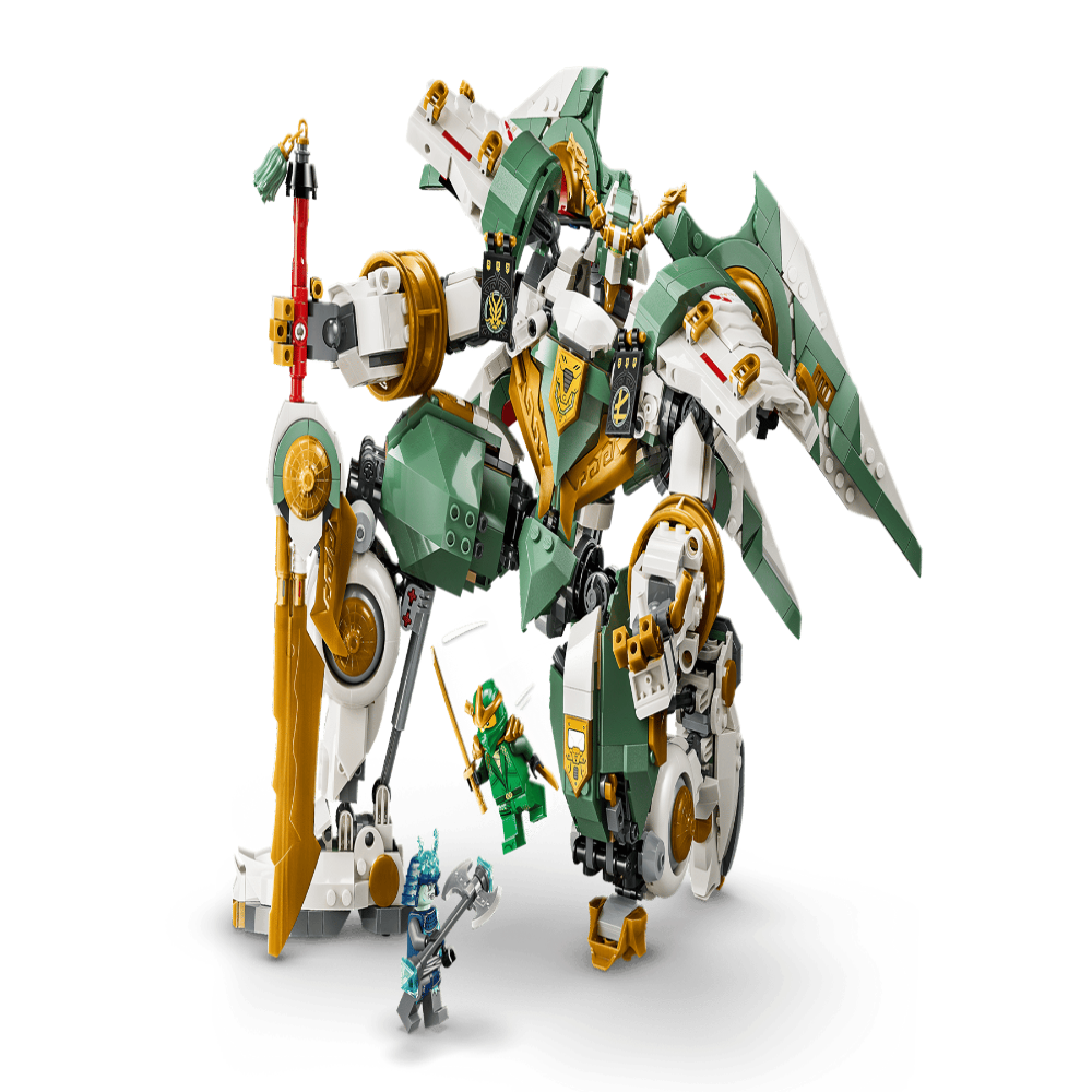 LEGO 71860 Ninjago Legacy Lloyd’s Titan Mech Building Set – Large Action Mech with Sword, 1293 Pieces