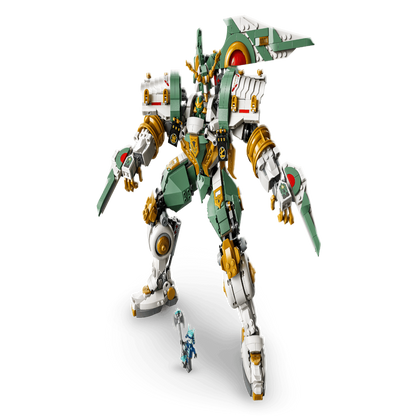 LEGO 71860 Ninjago Legacy Lloyd’s Titan Mech Building Set – Large Action Mech with Sword, 1293 Pieces