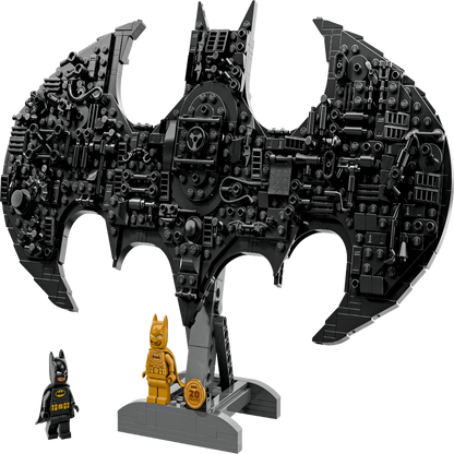 LEGO 76330 DC Batman Logo Display Set with Minifigures – 678 Pieces Collector Build