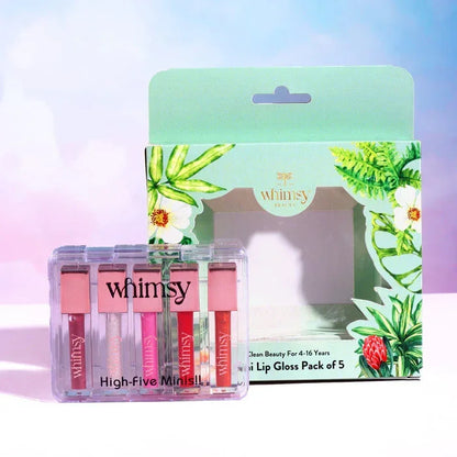 Whimsy High Five Minis Lip Gloss Set- Pack of 5 - Jaiman Toys