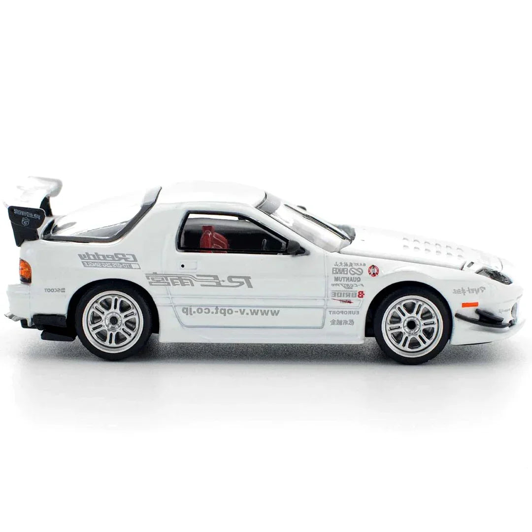 POP RACE PR64-260 Mazda RX-7 FC3S RE-Amemiya 1:64 Scale Diecast Model Car – Racing Edition