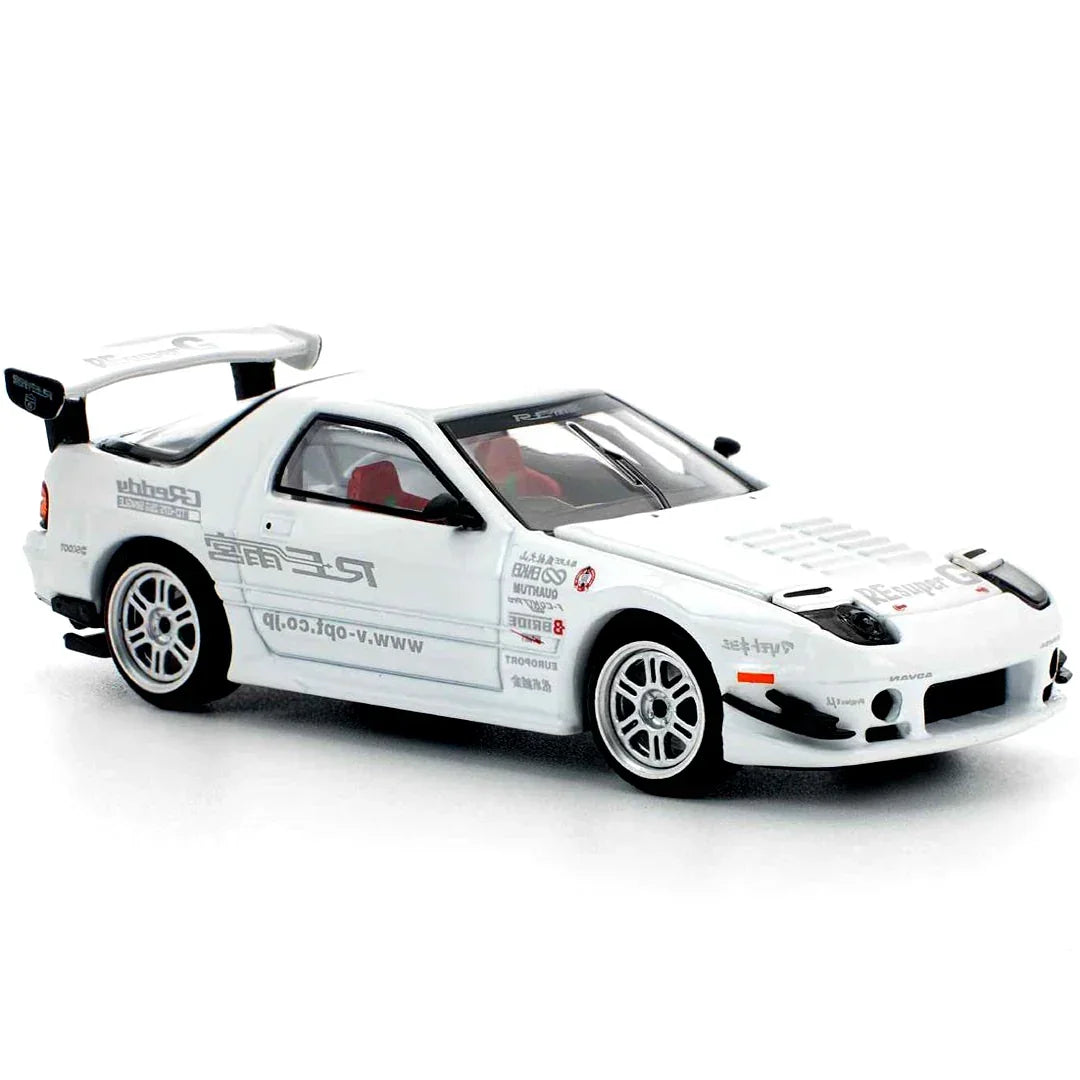 POP RACE PR64-260 Mazda RX-7 FC3S RE-Amemiya 1:64 Scale Diecast Model Car – Racing Edition