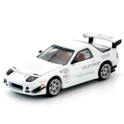 POP RACE PR64-260 Mazda RX-7 FC3S RE-Amemiya 1:64 Scale Diecast Model Car – Racing Edition