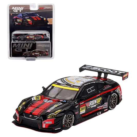 MINI GT 1:64 NISSAN GT-R R35 NISMO GT3 2023 SUPER GT SERIES #360 RUNUP RIVAUX GT-R (MGT00754) - Jaiman Toys