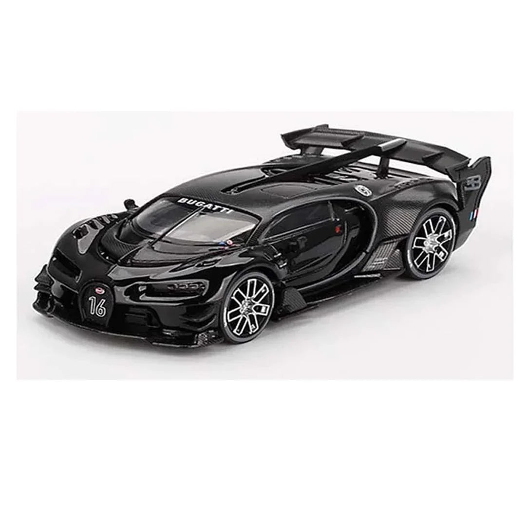 Mini GT Bugatti Vision Gran Turismo – Black (Mini GT) Diecast 1:64 Scale Model - MGT00795 - Jaiman Toys