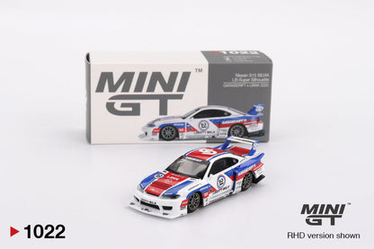 MINI GT 1:64 Nissan S15 Silvia LB-Super Silhouette GARASIDRIFT x LBWK 2025 Die-Cast Model Car