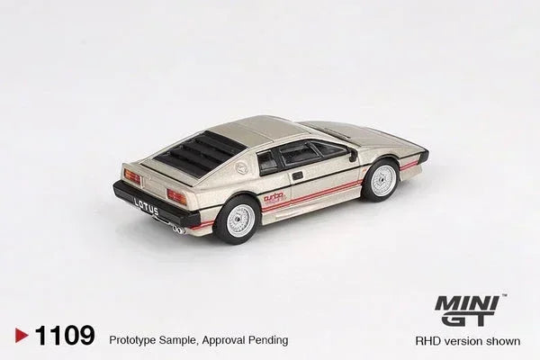 Mini GT 1:64 Scale Lotus Esprit Turbo Die-Cast Model Car | Classic Sports Car | Collector Edition