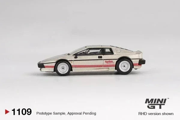 Mini GT 1:64 Scale Lotus Esprit Turbo Die-Cast Model Car | Classic Sports Car | Collector Edition