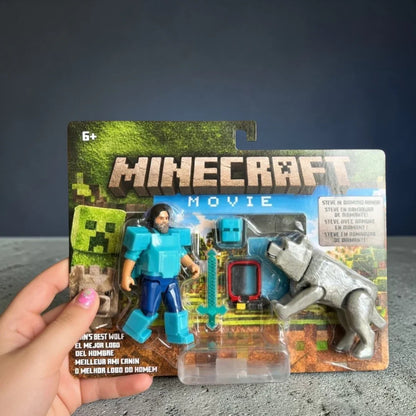 Minecraft Movie Creeper Action Figure with Accessories | Collectible Minecraft Toy Figure | Ages 6+