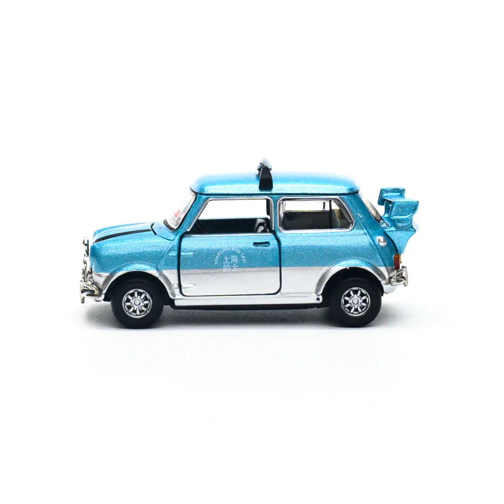 Tiny City 1:50 Mini Cooper Machine Shanghai Taxi Die-Cast Model Car | Classic Shanghai Taxi Collectible with Display Box