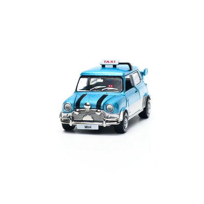 Tiny City 1:50 Mini Cooper Machine Shanghai Taxi Die-Cast Model Car | Classic Shanghai Taxi Collectible with Display Box