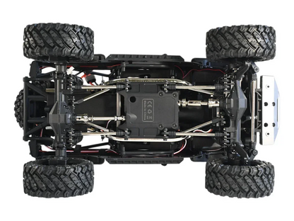 MJX Hyper Go H12Y Brushless 1:12 4WD RC Crawler Truck | LED Lights | 2.4GHz RTR Off-Road Vehicle (Grey)