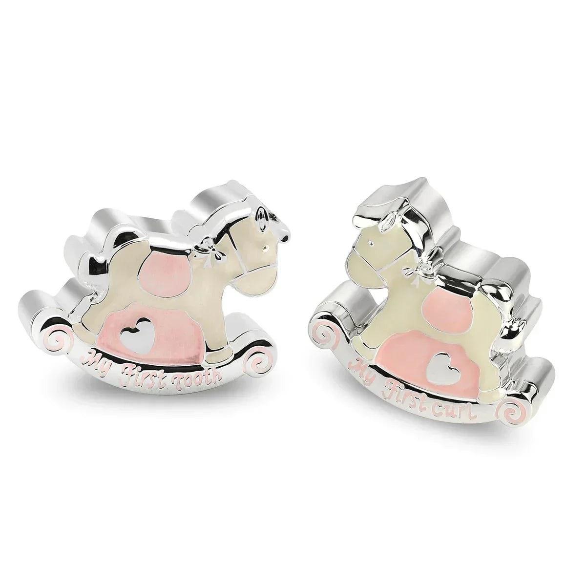 Momentz Rocking Horse Tooth &amp; Curl Box Pink - Jaiman Toys