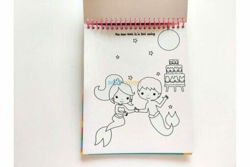 Magic Painting: Mermaids – Bring an Underwater World to Life! (Spiral-bound by Bookoli) - Jaiman Toys