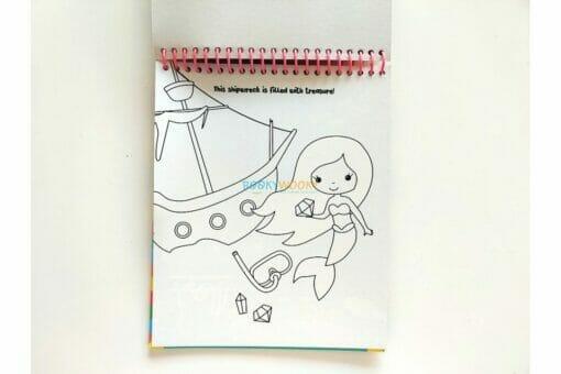 Magic Painting: Mermaids – Bring an Underwater World to Life! (Spiral-bound by Bookoli) - Jaiman Toys