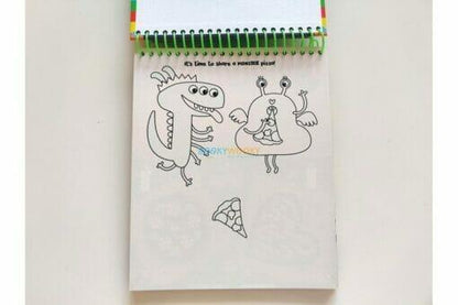 Magic Painting: Monsters – Unleash the Colorful Creepiness! (by Bookoli) - Jaiman Toys