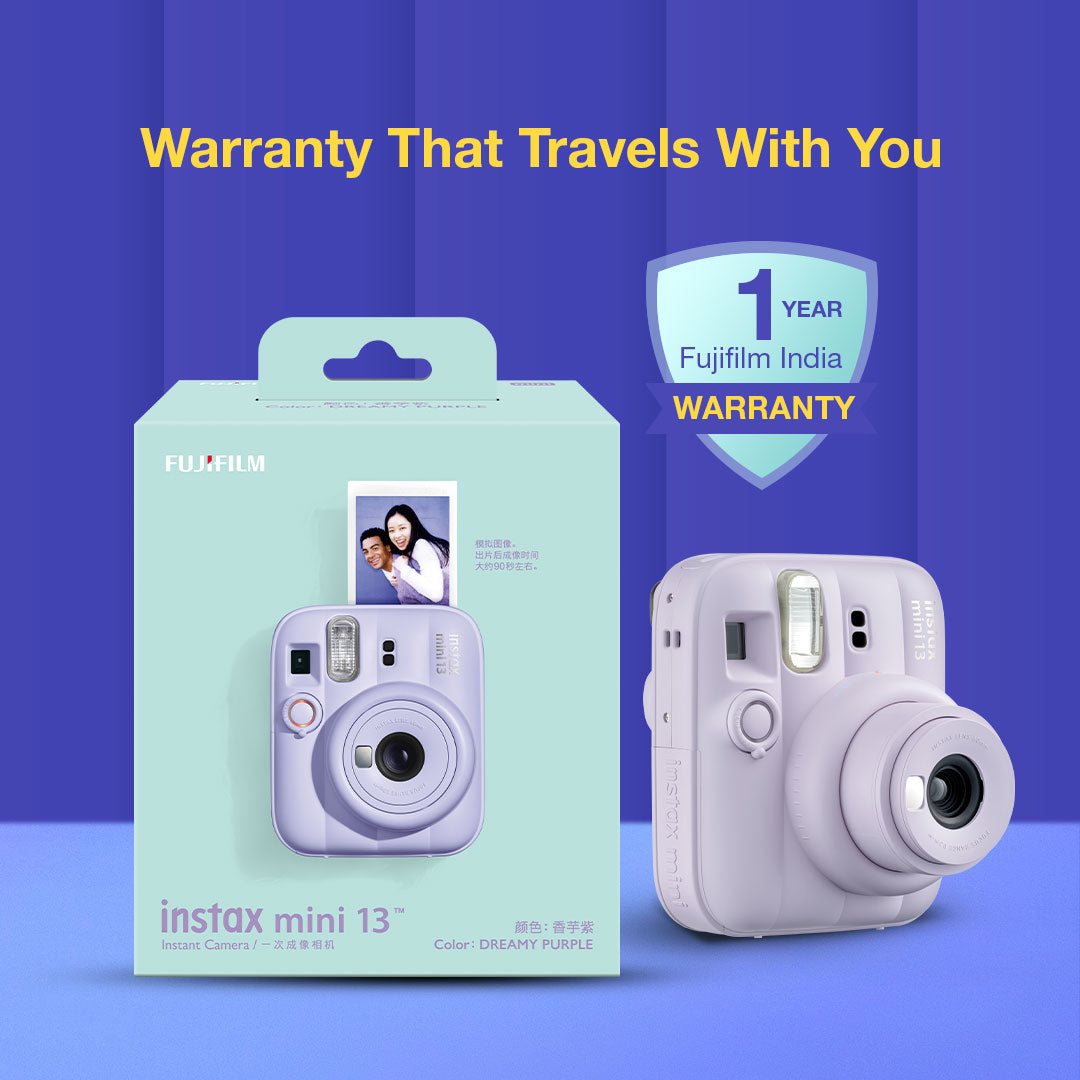 Fujifilm Instax Mini 13 Instant Camera – Auto Exposure | Selfie Timer | Compact Instant Film Camera- 5 Colors