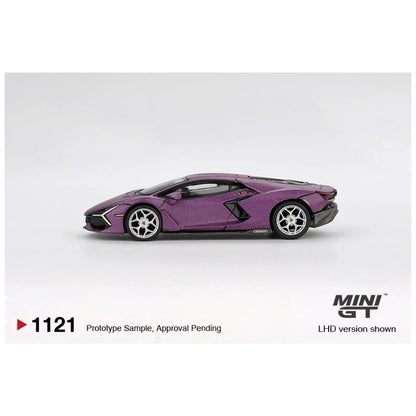 Mini GT 1:64 Duo Diecast Set – Lamborghini Revuelto Viola 30th Matte + Nissan Skyline GT-R R34 Millennium Jade Collectibles
