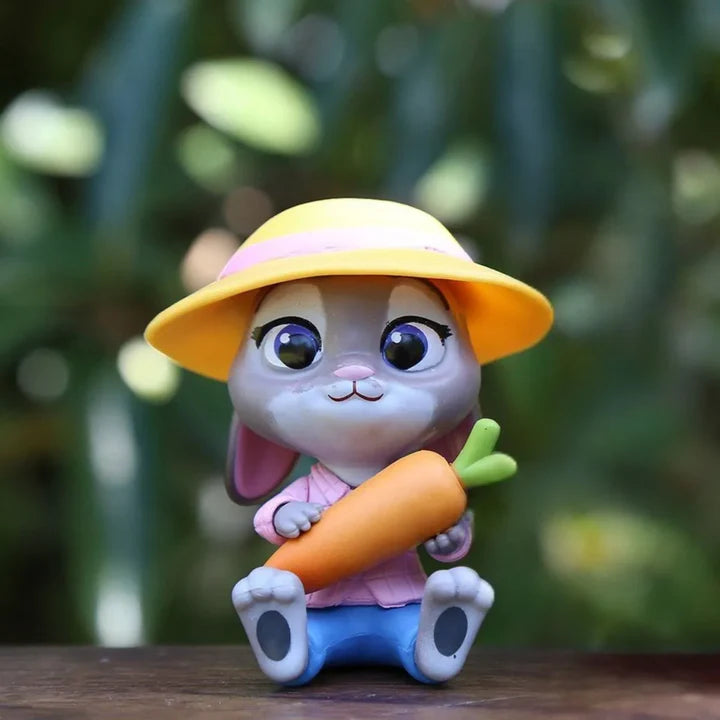 Zootopia Character Figures Playset | 6-Piece Animal Action Figure Collection Toy Set for Kids 6+