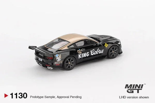 Mini GT 1:64 Shelby GT500 Dragon Snake Concept Black/Gold – Diecast Model Car (MGT01130-L)