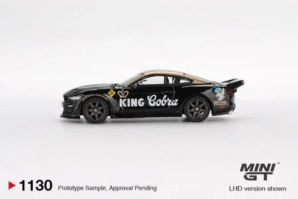 Mini GT 1:64 Shelby GT500 Dragon Snake Concept Black/Gold – Diecast Model Car (MGT01130-L)