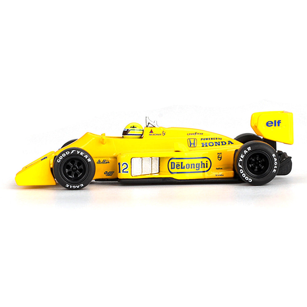 Mini GT 1:64 Lotus 99T #12 1987 Monaco Grand Prix Winner Ayrton Senna Diecast Model Car
