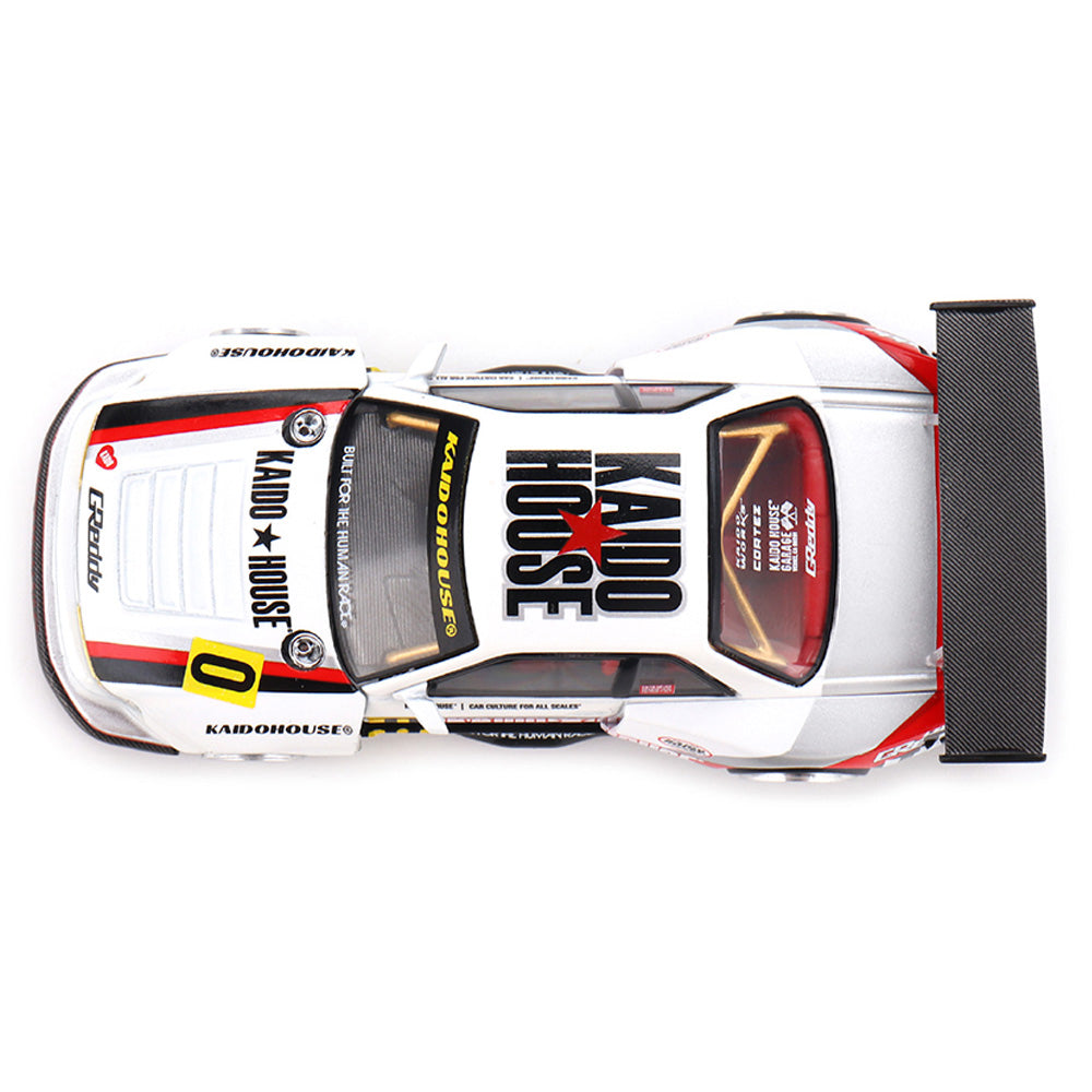 Kaido House x MINI GT 1:64 Nissan Silvia S13-R Circuit Spec V1 Diecast Model Car | Limited Edition KHMG251