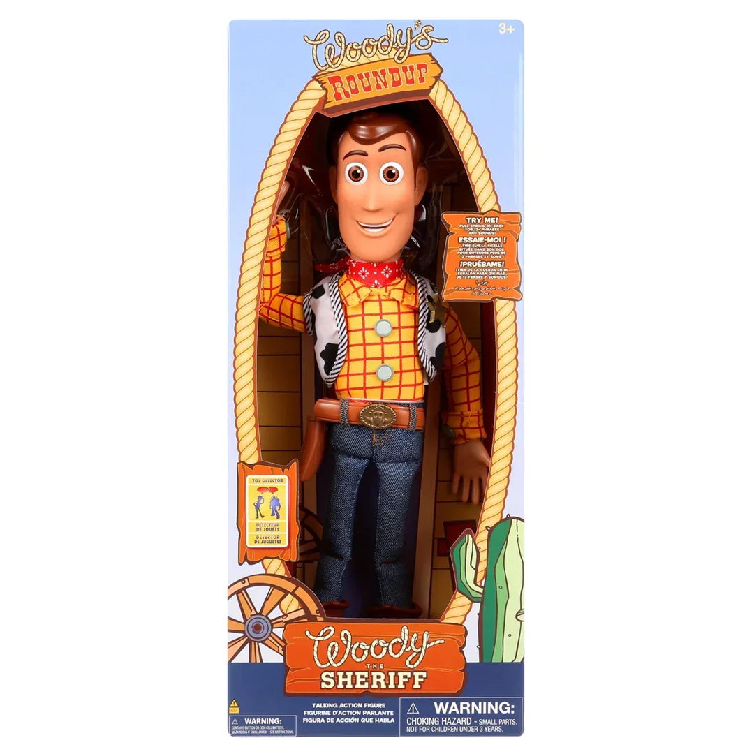 Toy Story Pull String Woody 16 in. Talking Figure - Disney Exclusive Age 4+ - Jaiman Toys