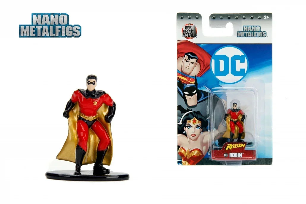 DC: ROBIN #DC56 - 1.65 INCH NANO METALFIGS Action Figure. - Jaiman Toys