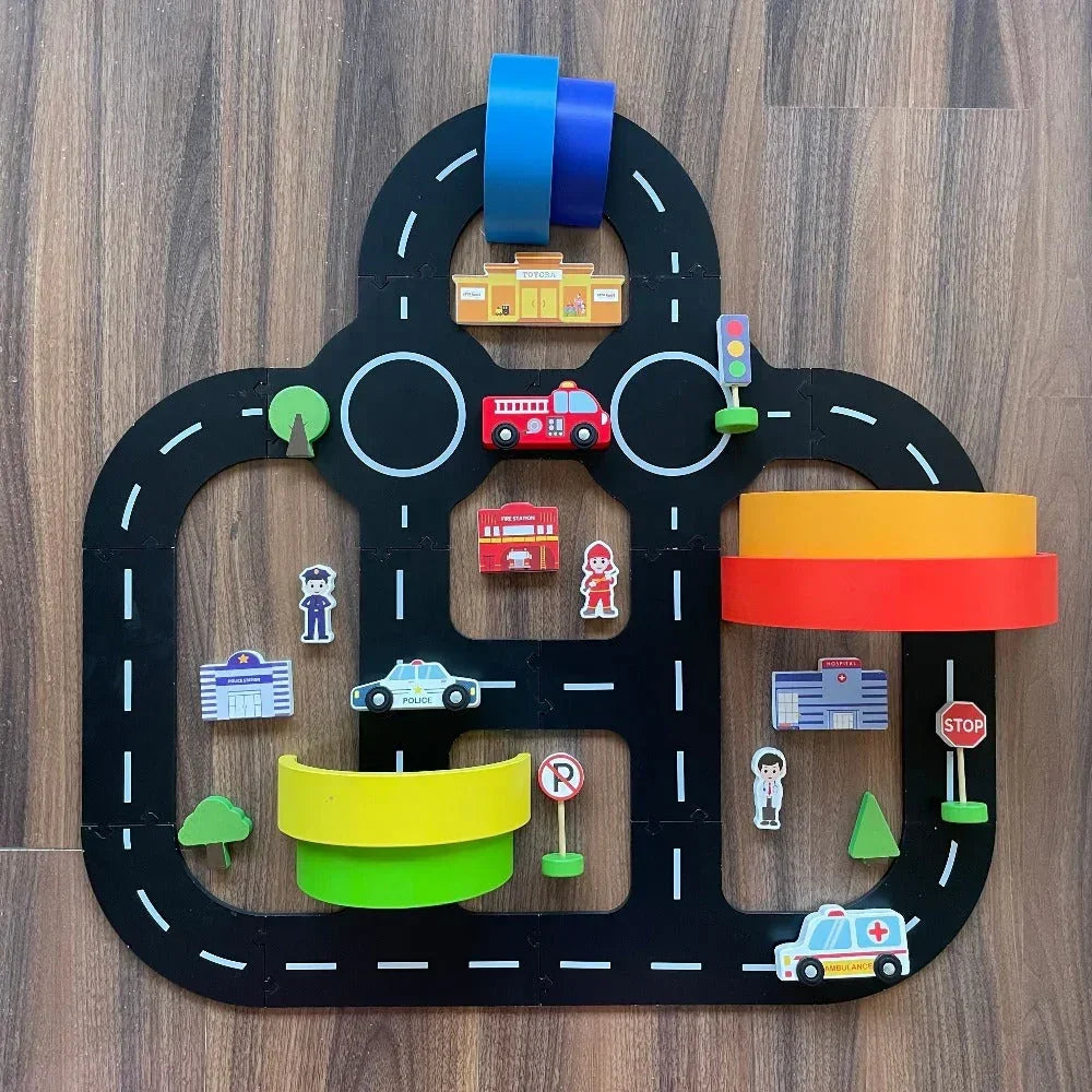 Open Ended Large Rainbow Stacker 12 Piece - Jaiman Toys