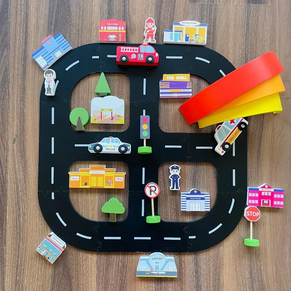 Open Ended Large Rainbow Stacker 12 Piece - Jaiman Toys